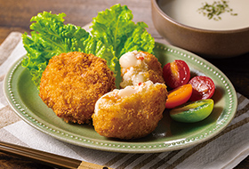 ��荪�ƃJ�j�̃R���b�P